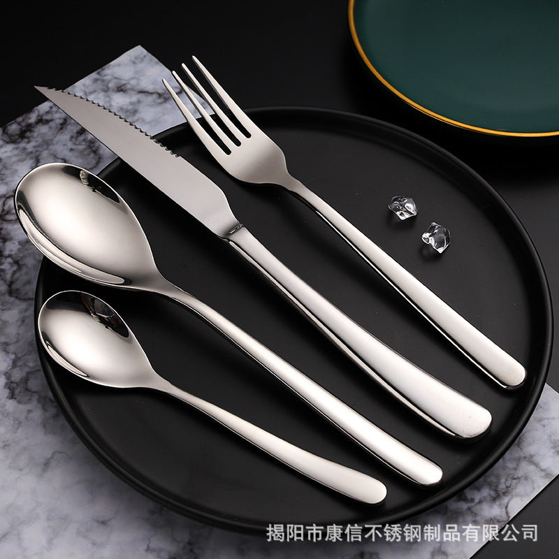 French style stainless steel tableware set dinner set