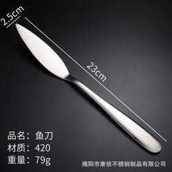 Kitchen cutlery sets luxury high quality Stainless Steel Spoon Fork Knife Cutlery Set for Hotel