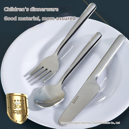 stainless steel children's tableware set for children to eat/eat dessert/eat fruit etc