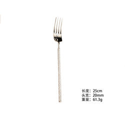 mirror polished high quality 304 stainless steel thick square handle flatware set