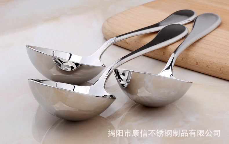 Restaurant Long Handle 304 Stainless Steel Serving Spoon Soup Spoon Dinnerware Salad Buffet Spoons