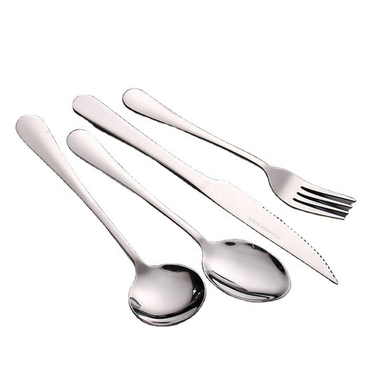 26pcs Silver Classic Stainless Steel Tableware set cutlery set