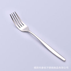 Middle East Wedding Silverware Metal Knife Spoon And Fork Silver Flatware Stainless Steel Restaurant Cutlery Set