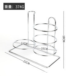 Spoon Rest Holder Stainless Steel Vertical Saving Soup Ladles Holders Restaurant Buffet Utensil Equipment