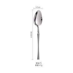 2024 New Products 304 SUS Wedding Spoons Fork Knife Mirror Luxury Flatware Set Silverware