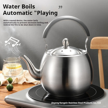 Thick 304 Kettles Customized 4l/5l/6l High Quality Stainless Steel Water Boiler Tea Pot For Induction Stove And Gas Stove