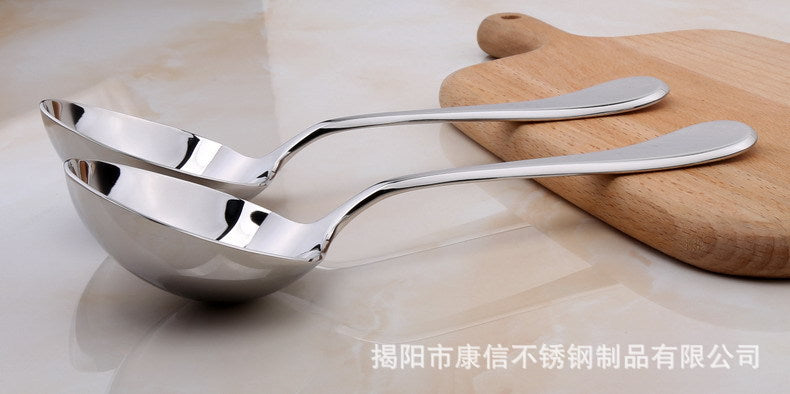 Restaurant Long Handle 304 Stainless Steel Serving Spoon Soup Spoon Dinnerware Salad Buffet Spoons