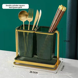 Household Japanese chopstick holder square chopstick cage detachable European style drain chopstick holder wholesale