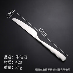 Kitchen cutlery sets luxury high quality Stainless Steel Spoon Fork Knife Cutlery Set for Hotel