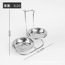 Spoon Rest Holder Stainless Steel Vertical Saving Soup Ladles Holders Restaurant Buffet Utensil Equipment