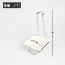 Spoon Rest Holder Stainless Steel Vertical Saving Soup Ladles Holders Restaurant Buffet Utensil Equipment