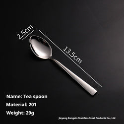 Classic Stainless Steel Silverware Set Restaurant Cutlery Tableware Spoon Fork Flatware