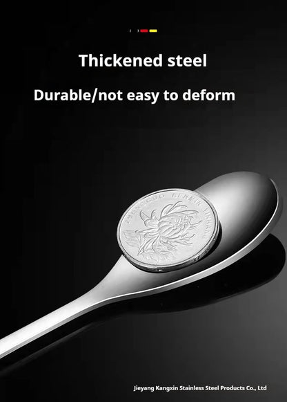 Professional high quality stainless steel Long Bar Spoon double ends available with fork