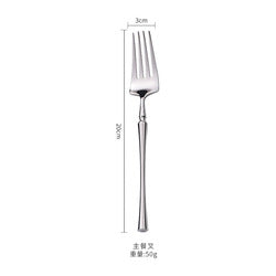 2024 New Products 304 SUS Wedding Spoons Fork Knife Mirror Luxury Flatware Set Silverware