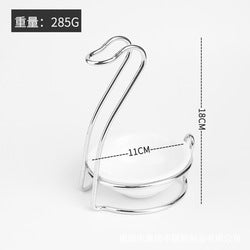 Spoon Rest Holder Stainless Steel Vertical Saving Soup Ladles Holders Restaurant Buffet Utensil Equipment