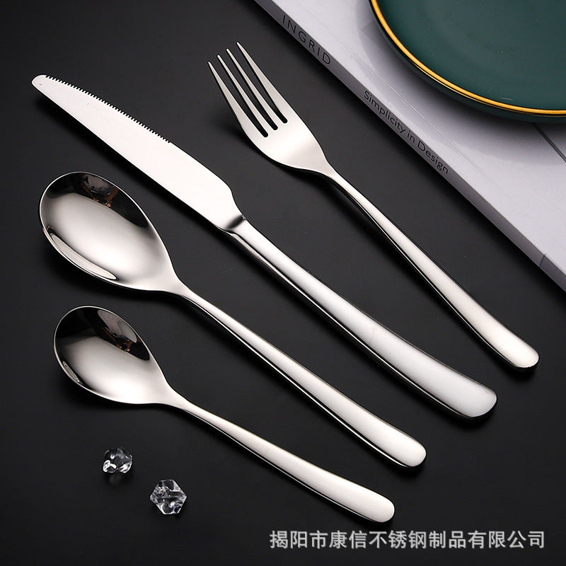 French style stainless steel tableware set dinner set