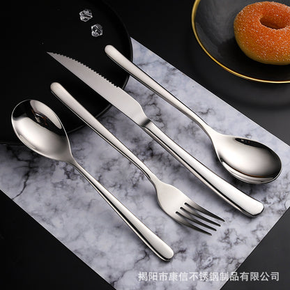 French style stainless steel tableware set dinner set