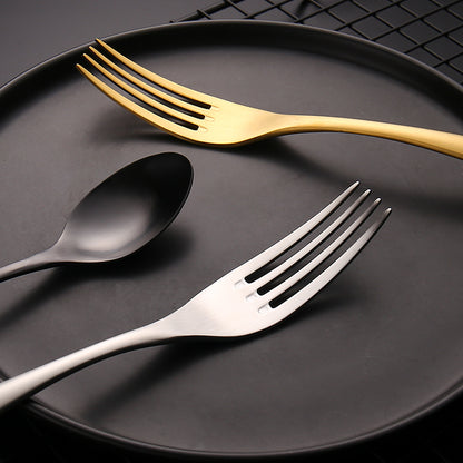 Stainless Steel 304 High Quality Sand Polish Plating tableware set cutlery set