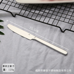 Thick Handle Flatware Stainless Steel Luxury Restaurant Cutlery Sets