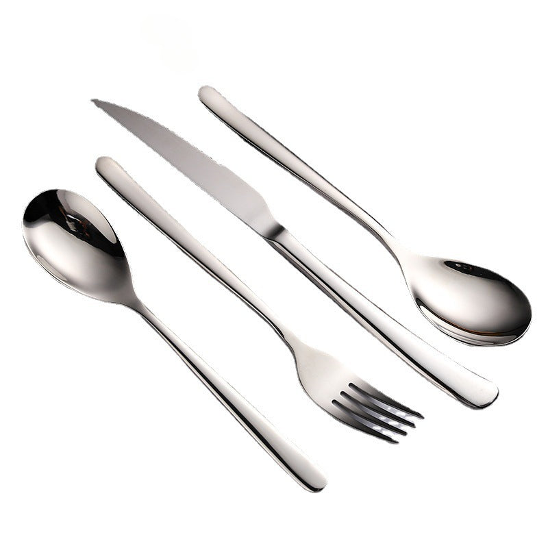 French style stainless steel tableware set dinner set