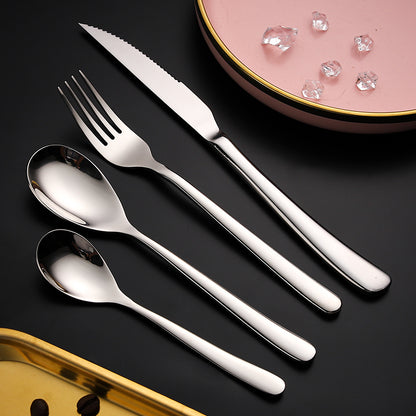 Hot sale European style Western stainless steel tableware set