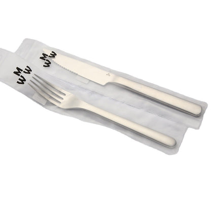 Thick Handle Flatware Stainless Steel Luxury Restaurant Cutlery Sets