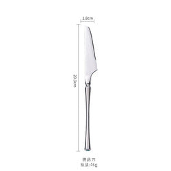 2024 New Products 304 SUS Wedding Spoons Fork Knife Mirror Luxury Flatware Set Silverware