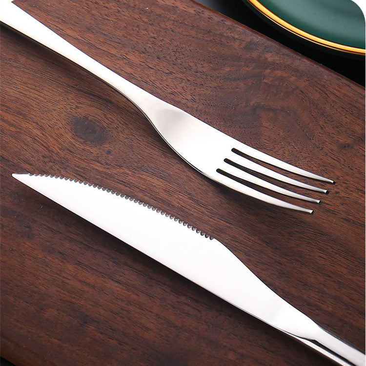 High quality 304 stainless steel tableware set cutlery set