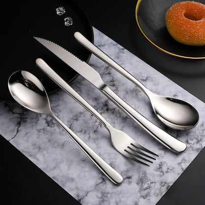 Hot sale European style Western stainless steel tableware set