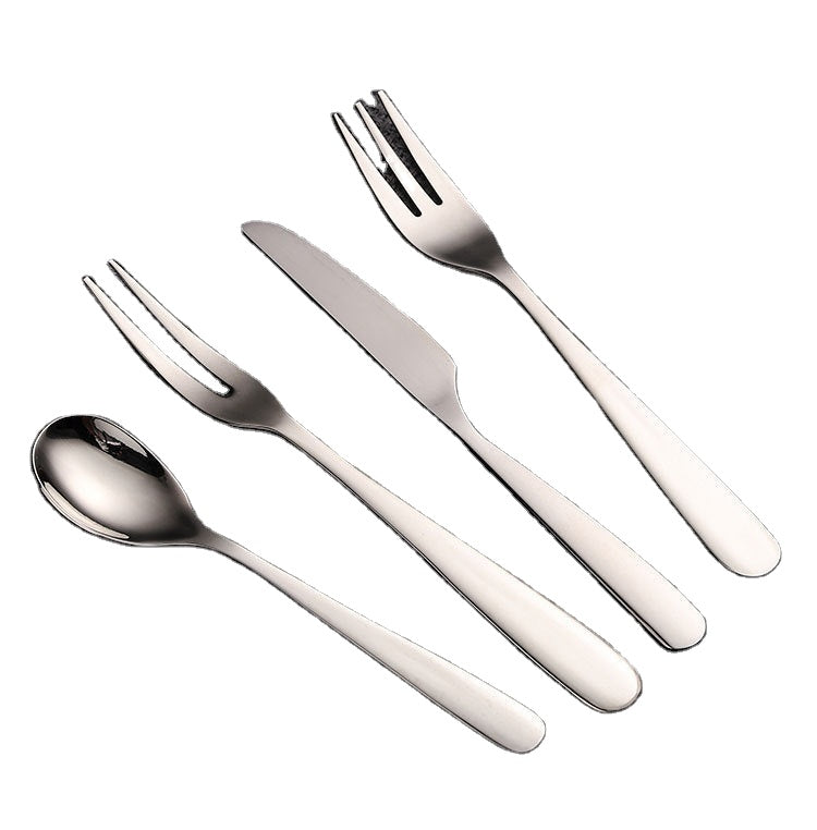 Kitchen cutlery sets luxury high quality Stainless Steel Spoon Fork Knife Cutlery Set for Hotel