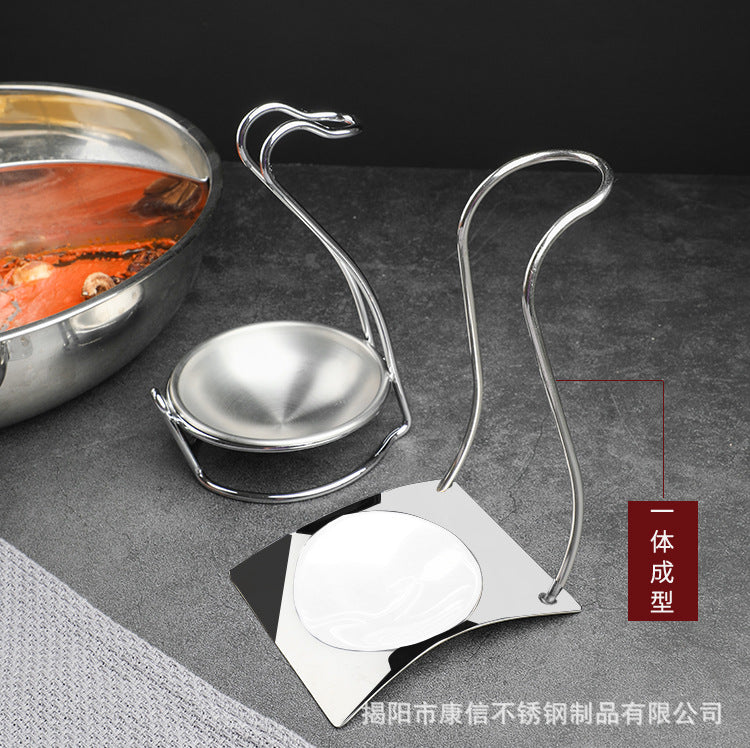 Hot Selling Stainless Steel Spoon Rest Spoon Rest Stainless Steel Kitchen utensil spoon soup ladle rest