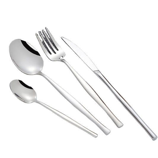 Factory direct sales 304 high-quality stainless steel knife, fork and spoon dinnerware set flatware  set