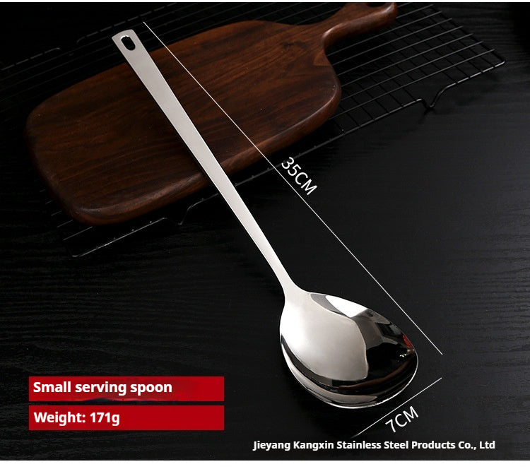 Wholesale factory direct sale Mirror Polish Cookware Stainless Steel Serving Spoon and Slotted Spoon