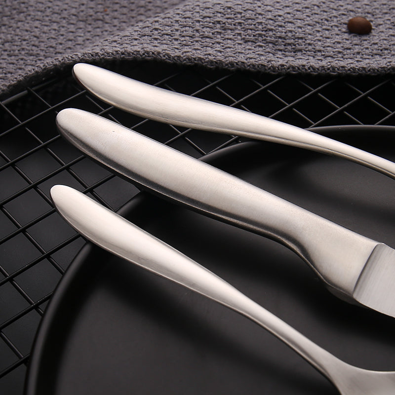 Stainless Steel 304 High Quality Sand Polish Plating tableware set cutlery set