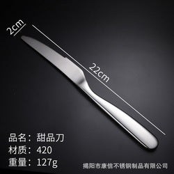 Kitchen cutlery sets luxury high quality Stainless Steel Spoon Fork Knife Cutlery Set for Hotel