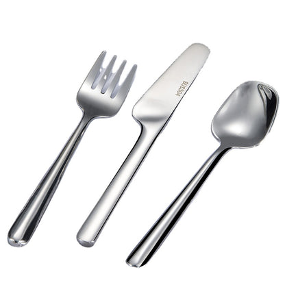 stainless steel children's tableware set for children to eat/eat dessert/eat fruit etc