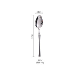 2024 New Products 304 SUS Wedding Spoons Fork Knife Mirror Luxury Flatware Set Silverware