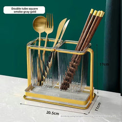 Household Japanese chopstick holder square chopstick cage detachable European style drain chopstick holder wholesale