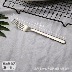 Thick Handle Flatware Stainless Steel Luxury Restaurant Cutlery Sets