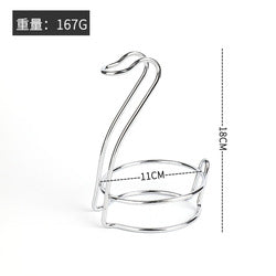 Spoon Rest Holder Stainless Steel Vertical Saving Soup Ladles Holders Restaurant Buffet Utensil Equipment