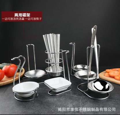 Hot Selling Stainless Steel Spoon Rest Spoon Rest Stainless Steel Kitchen utensil spoon soup ladle rest