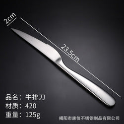 Kitchen cutlery sets luxury high quality Stainless Steel Spoon Fork Knife Cutlery Set for Hotel