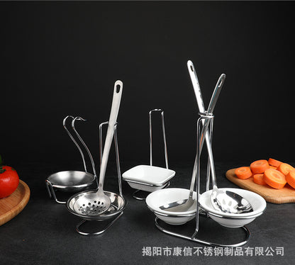 Hot Selling Stainless Steel Spoon Rest Spoon Rest Stainless Steel Kitchen utensil spoon soup ladle rest