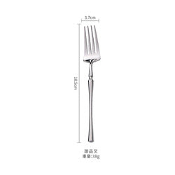 2024 New Products 304 SUS Wedding Spoons Fork Knife Mirror Luxury Flatware Set Silverware