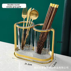 Household Japanese chopstick holder square chopstick cage detachable European style drain chopstick holder wholesale