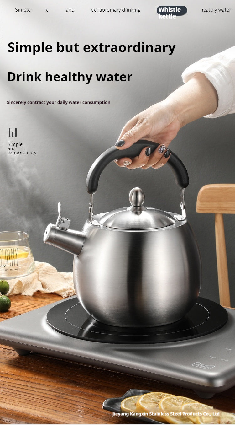 Thick 304 Kettles Customized 4l/5l/6l High Quality Stainless Steel Water Boiler Tea Pot For Induction Stove And Gas Stove