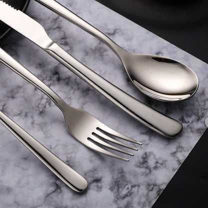 Hot sale European style Western stainless steel tableware set